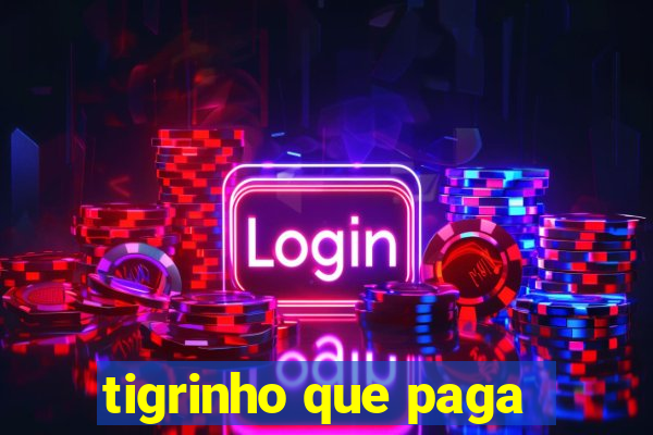 tigrinho que paga