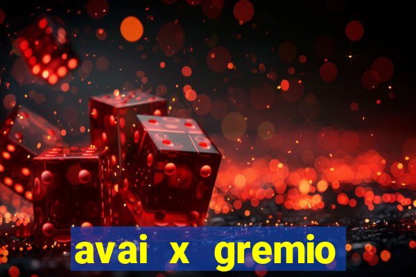 avai x gremio novorizontino palpite