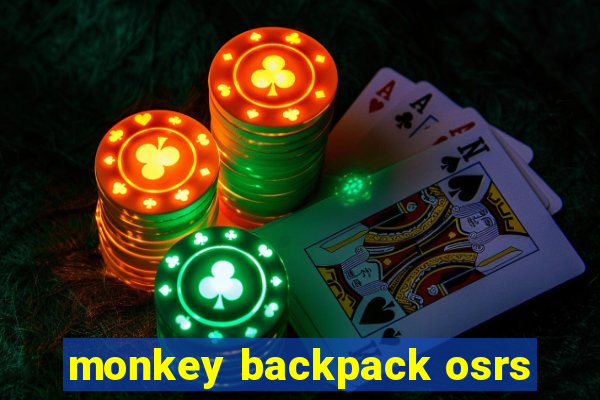 monkey backpack osrs