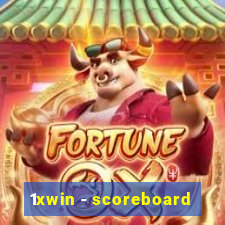 1xwin - scoreboard