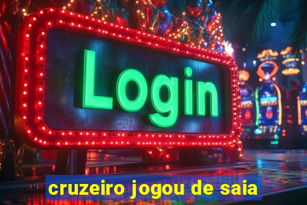 cruzeiro jogou de saia