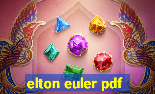 elton euler pdf