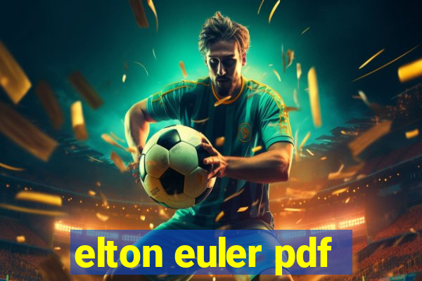 elton euler pdf