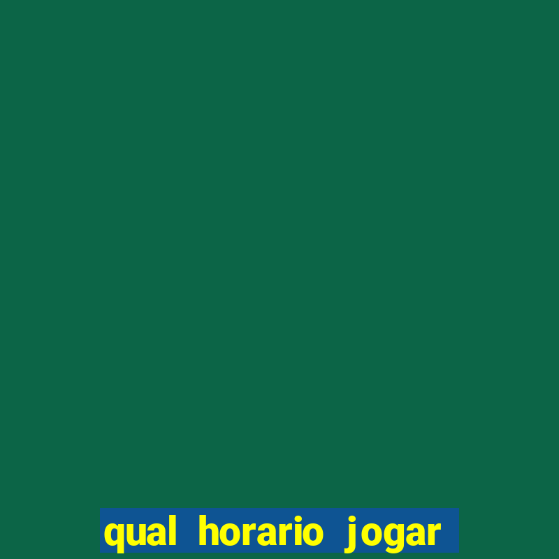 qual horario jogar fortune ox