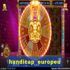 handicap europeu empate - 1