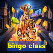 bingo class