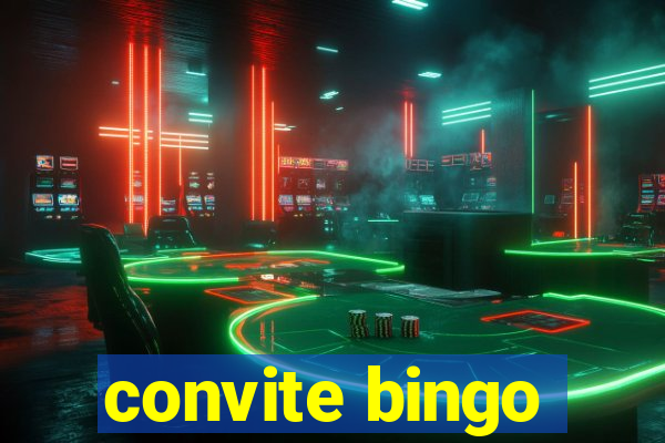 convite bingo