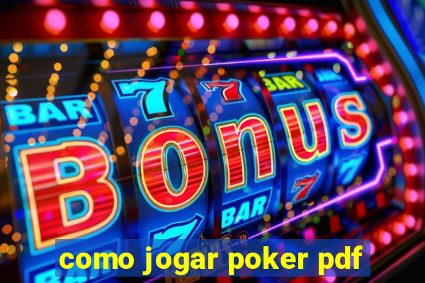 como jogar poker pdf