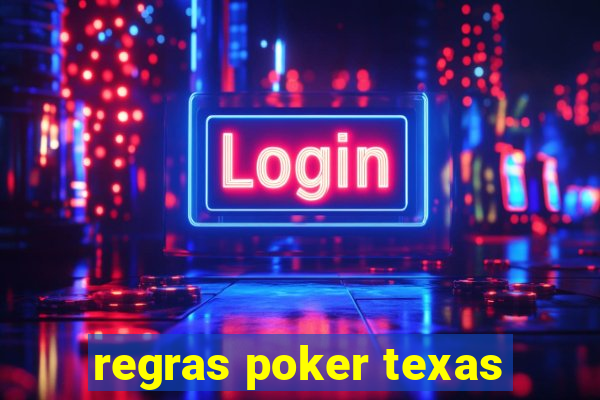 regras poker texas