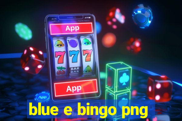 blue e bingo png