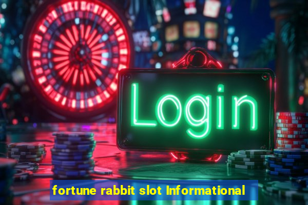 fortune rabbit slot Informational