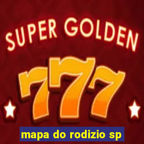 mapa do rodizio sp