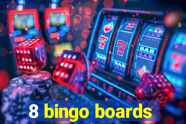 8 bingo boards