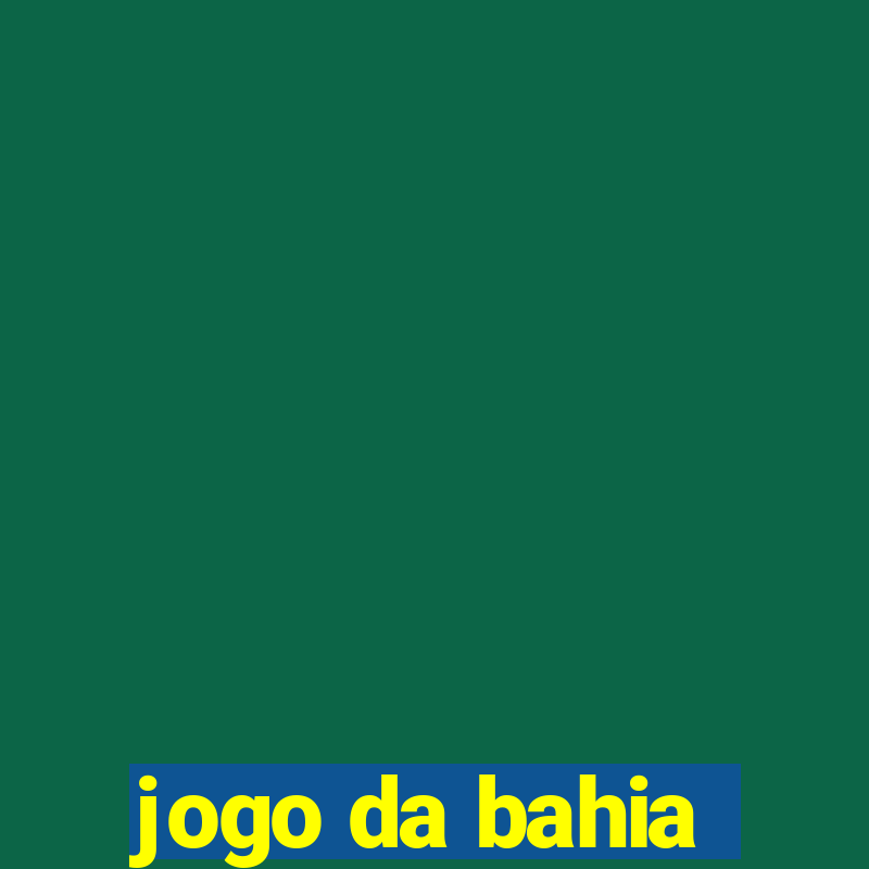 jogo da bahia