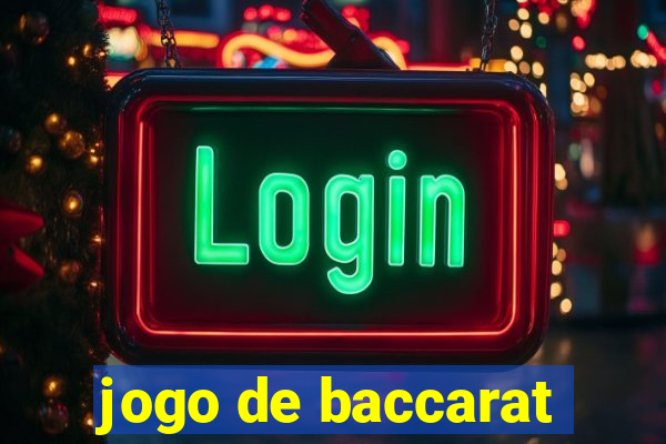 jogo de baccarat