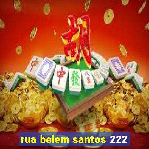 rua belem santos 222