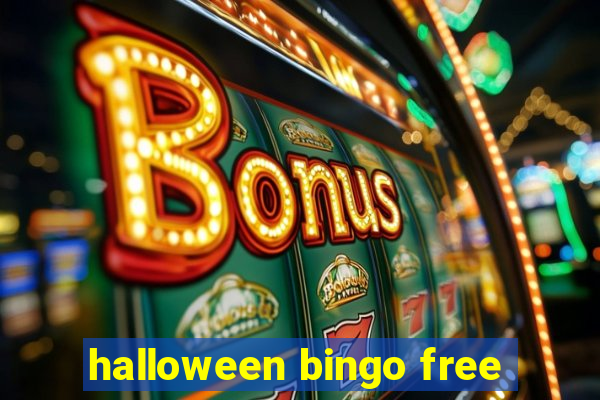 halloween bingo free