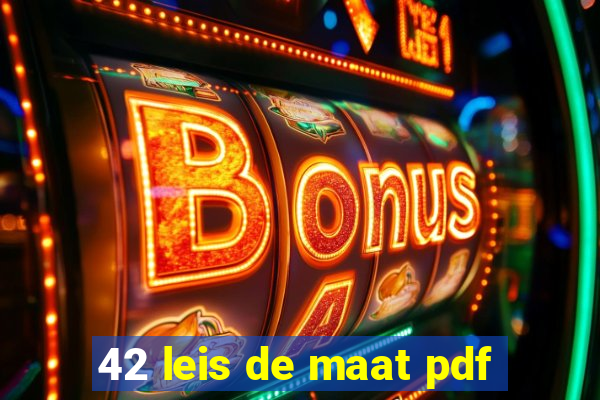 42 leis de maat pdf