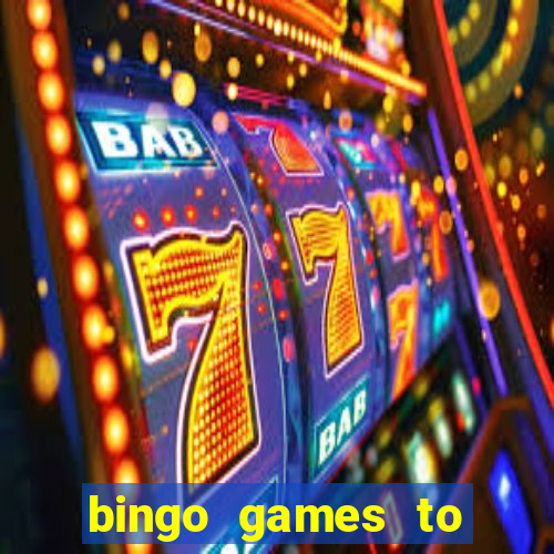 bingo games to play at home