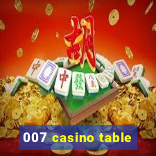 007 casino table