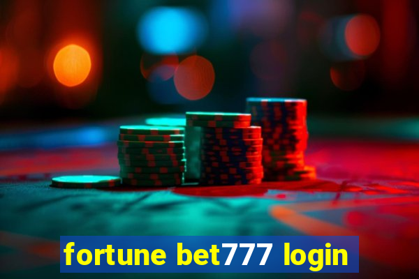 fortune bet777 login