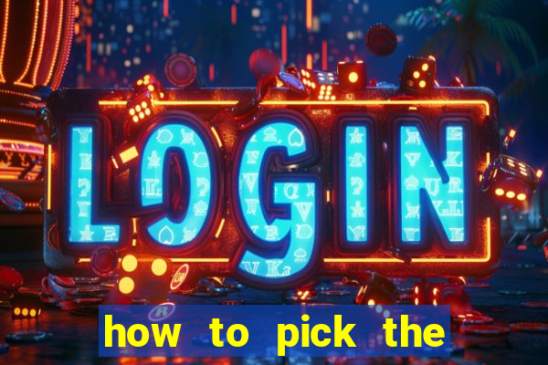 how to pick the right slot machine to win