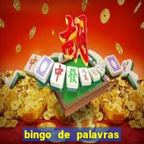 bingo de palavras para o 4 ano