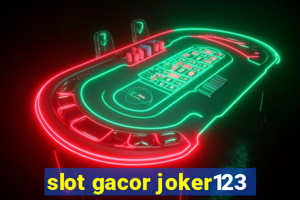 slot gacor joker123