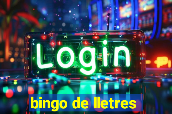 bingo de lletres