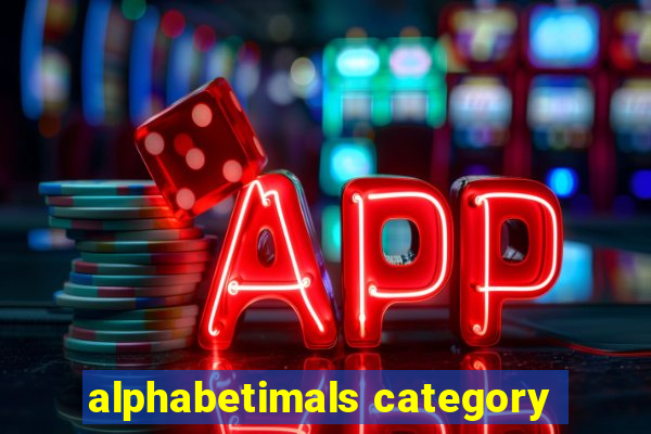 alphabetimals category