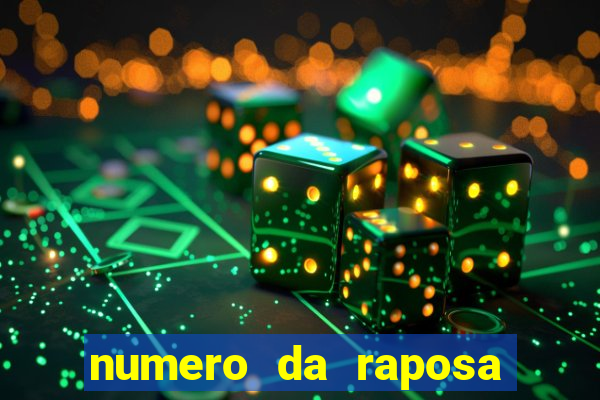 numero da raposa jogo do bicho