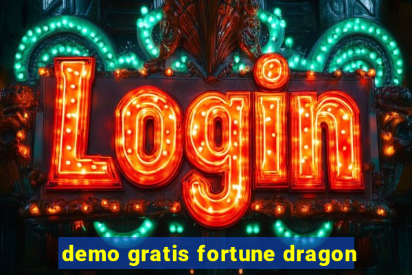 demo gratis fortune dragon