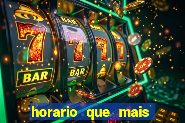 horario que mais paga fortune tiger