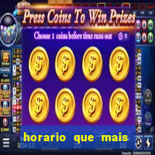 horario que mais paga fortune tiger