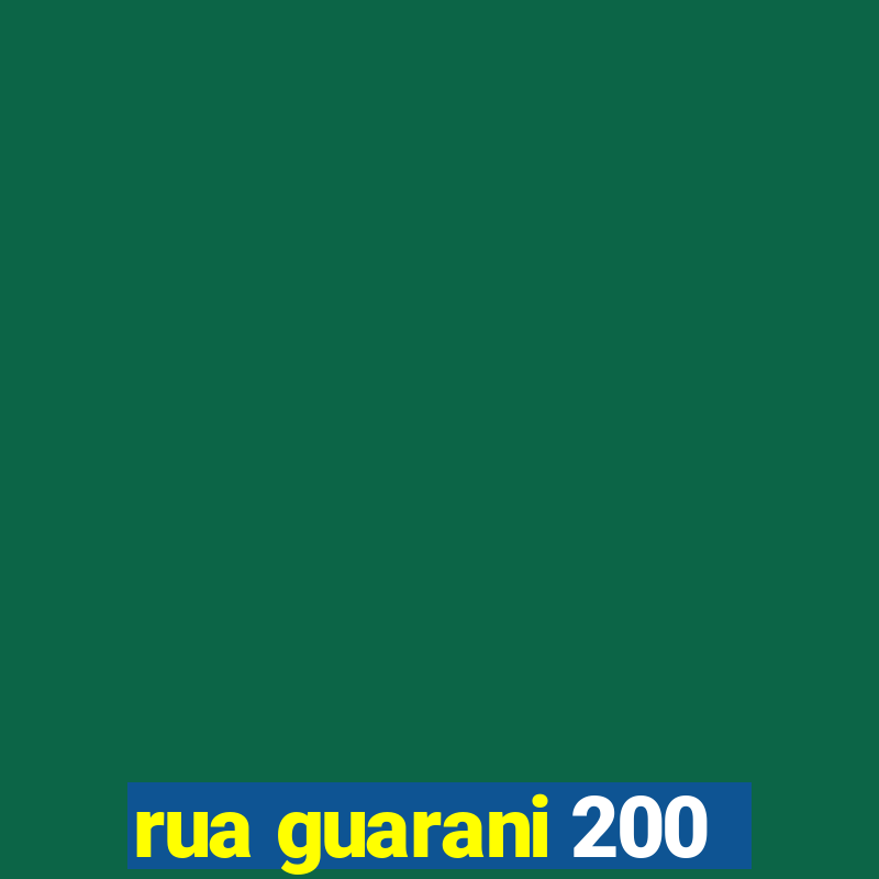 rua guarani 200