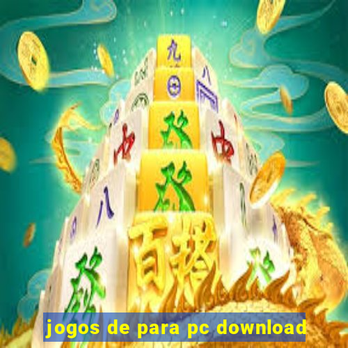 jogos de para pc download