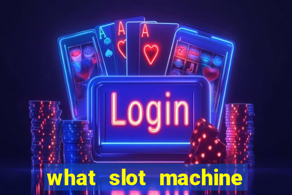 what slot machine has the best odds