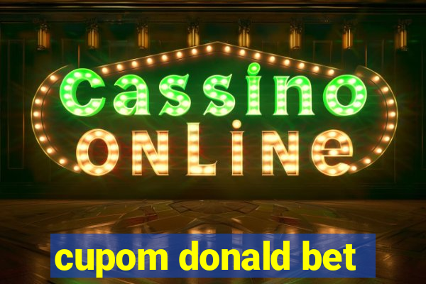 cupom donald bet