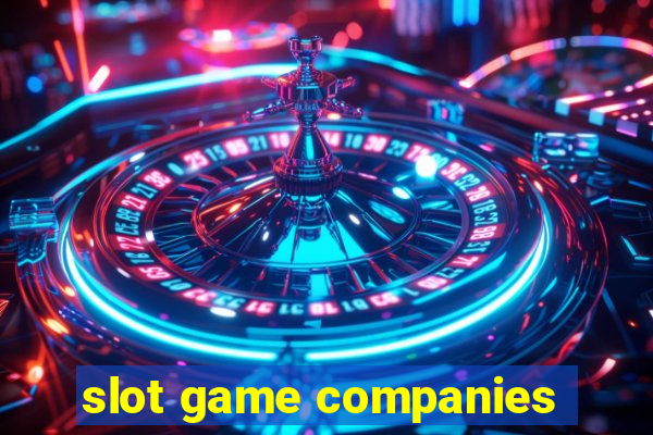 slot game companies