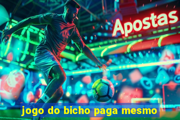 jogo do bicho paga mesmo