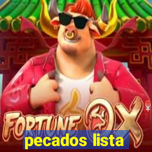 pecados lista