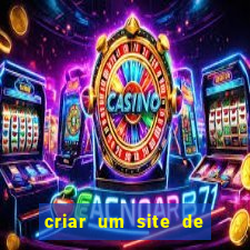 criar um site de jogos agora