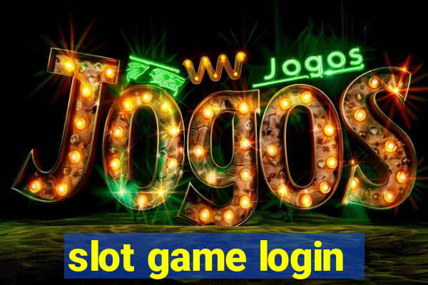 slot game login