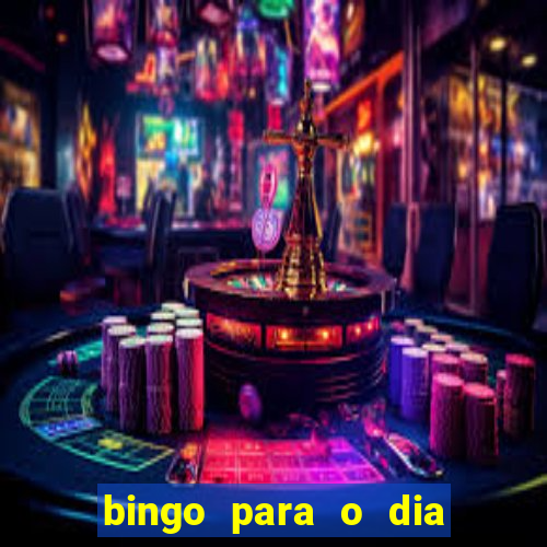 bingo para o dia do estudante