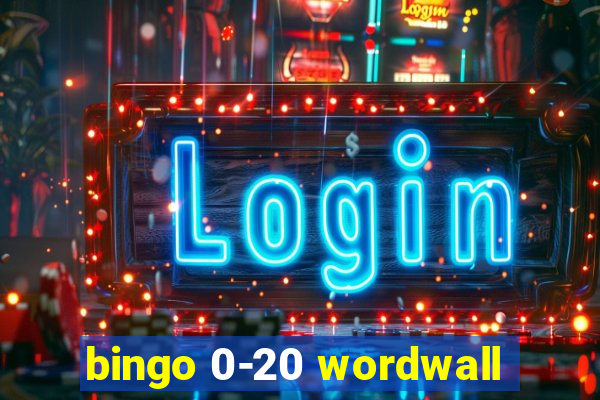 bingo 0-20 wordwall