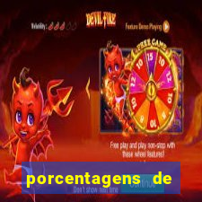 porcentagens de jogos pagantes