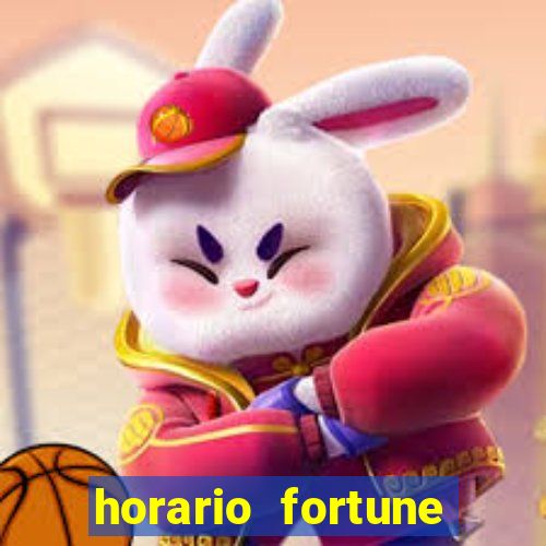 horario fortune tiger hoje