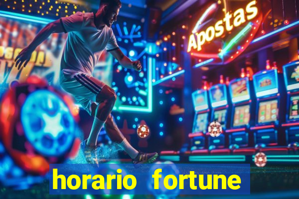 horario fortune tiger hoje