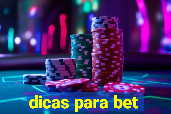 dicas para bet