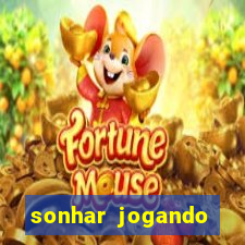 sonhar jogando futebol e fazendo gol